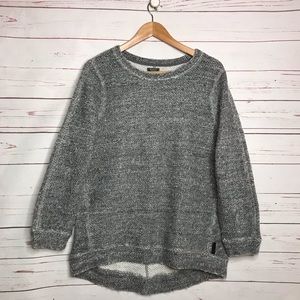 - Roots Canada wool blend long sweater